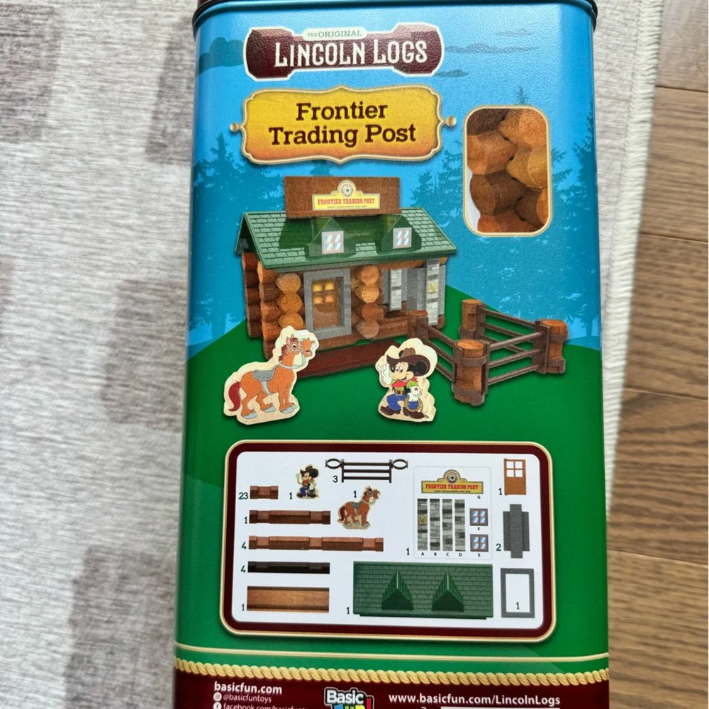 Disney Lincoln Log Mickey Set - Brand New Unopened